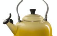 Fun Yellow Whistling Tea Kettle for the Kitchen