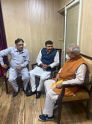 Pin on Natwar goyal and BJP Leader Laxmikant Bajpai