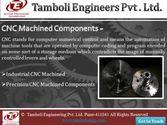 TAMBOLI ENGINEERS - Better Precision Technology