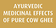 AYURVEDIC MEDICINAL EFFECTS OF PURE COW GHEE