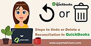 Undo or Delete a Reconciliation in QuickBooks (Desktop & Online)