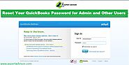 Resetting Passwords in QuickBooks Desktop for Windows and Mac