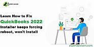 How to Fix QuickBooks 2022 installer keeps forcing reboot and won’t install issue?