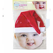 Red & White 100 % Knitted Cotton Baby Santa Cap, Rs 155 /piece J.B. International | ID: 16838137948