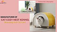 Cat Cozy Nest Kennel - Warming Bed Cat Cave | Manufacturer