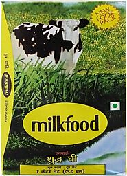 Compare Milkfood Pure Ghee 1 L Carton Price in India - CompareNow