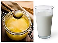 If you want relief from constipation, drink milk with ghee before sleeping, know the benefits of drinking it - The Po...