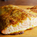 Oven Roasted Salmon with Parmesan