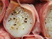 Roasted Scallops Wrapped in Prosciutto