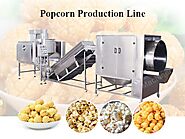 Top automatic popcorn production line | caramel popcorn amker machine