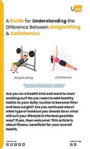 A Guide for Understanding the Difference between Bodybuilding and Calisthenics