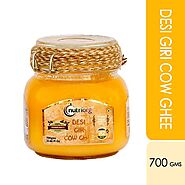 Buy Nutriorg A2 Rich Desi Gir Cow Ghee 700g for women's wear online India, best prices, affordable prices, best price...