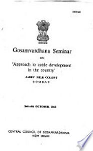 Gosamvardhana Seminar - Gosamvardhana Seminar - Google Books