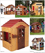 Best-Rated Children's Wooden Outdoor Playhouses For Sale - Reviews And Ratings