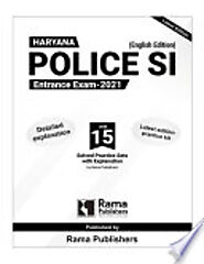 Haryana Police SI | 15 Practice Sets and Solved Papers Book for 2021 Exam with Latest Pattern and Detailed Explanatio...