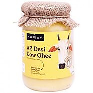 Kapiva Ayurveda A2 Desi Ghee, 500 ml: Foodgrains, Oil and Masala Online at Farmers Supermarket