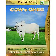 Patanjali Cow's Ghee-500ml | Made of 100% pure cow milk | Vitsupp
