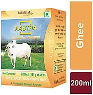 Compare Prices (10+ Stores) >> Patanjali Aastha Cow Ghee 200 ml >> Xerve.in