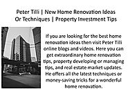 Peter Tilli | The Ultimate Revelation Of Best Property Developers by Peter Tilli | Joseph Tilli - Issuu