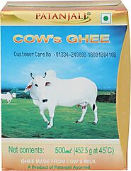 Patanjali Cow's Ghee 500 ml(Tetrapack) - NoveltyCart