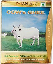 Patanjali Cow's Ghee 500ml (452.5gm)