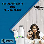 Puresh Daily is committed to providing 100% pure and organic cow milk.