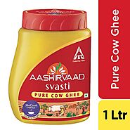 Buy Aashirvaad Svasti Pure Cow Ghee 1L PET online at best price - ITC Store – ITC eStore