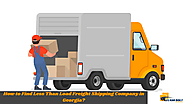 How to Find Less Than Load Freight Shipping Company in Georgia? – Flash Bolt Logistics