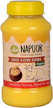 Buy Napuor Organic Desi Cow Ghee 500 ml Online at Low Prices in India - Paytmmall.com