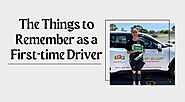 The Things to Remember as a First-time Driver