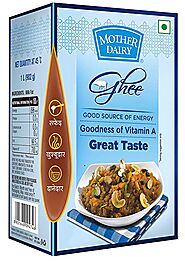 [Pantry] Mother Dairy Cow Ghee 1L Rs.368 @ Amazon