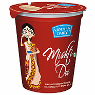Dahi-Mother Dairy Mishti Doi in 85 G and 400 G (Cup) Online at Best Price20Mother Dairy Mishti Doi