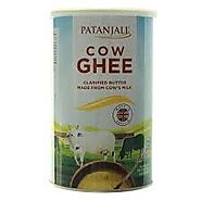 Website at http://agckart.com/product-detail/patanjali-cow-s-ghee-500-gm