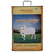 Patanjali Cow Ghee - 5 L - Dosti Shop