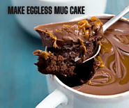 Make Eggless Mug Cake | 3 Min Microwave Mug Cake - Veg Recipes With Vaishali