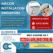 AIRCON INSTALLATION SINGAPORE - COOL CARE AIRCON INSTALLATION