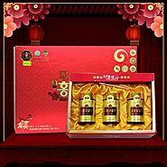 Cao hồng sâm Hàn Quốc hộp 3 lọ - Quà biếu sếp nữ ấn tượng
