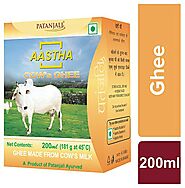 Buy Patanjali Aastha Cow's Ghee 200 ml Online at Low Prices in India - Paytmmall.com