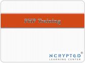 Best PHP training at NCrypted Learning Center