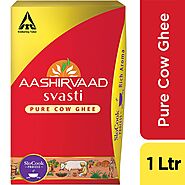 Aashirvaad Svasti Pure Cow Ghee, CEKA 1lt, Desi Ghee with Rich Aroma | ITC eStore | Reviews on Judge.me