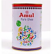 Amul Pure Ghee Tin 1 Ltr- Rs.380.00 : Buy online at best price | Rajkotsupermarket.com.