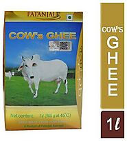 Details about  Patanjali Cow's Ghee 1 L Pack of 1-85P