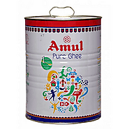 Amul Pure Ghee 5 Ltr Tin - vijayrekha