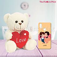 Mobile Cover With Teddy