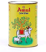 Amul Pure Cow Ghee-1ltr(Yellow tin) – Selvi Store