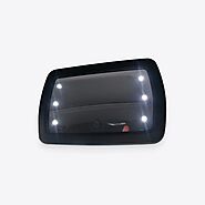 Buy clip-on LED car vanity mirror at Lowest Price - Supreme Auto City