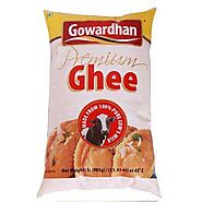 Gowardhan Ghee 1 litre buy online on Awesome Dairy with home delivery in Mumbai. | Ghee, Cow ghee, Flavored milk