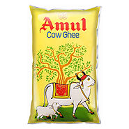 Amul Cow Ghee Pouch : 1 Litre - Vasant supermarket