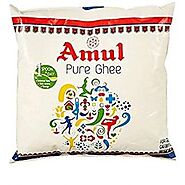 Amul Pure Ghee Pouch, 500ml | KiranaMarket.com