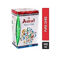 Amul Pure Ghee (Carton) 500gm - BGStores